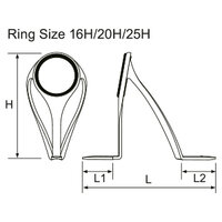 Guide Tige Fuji PLGST Taille 4-1.0 SIC – Cadre Acier Inoxydable Pour Canne (réf 1837)